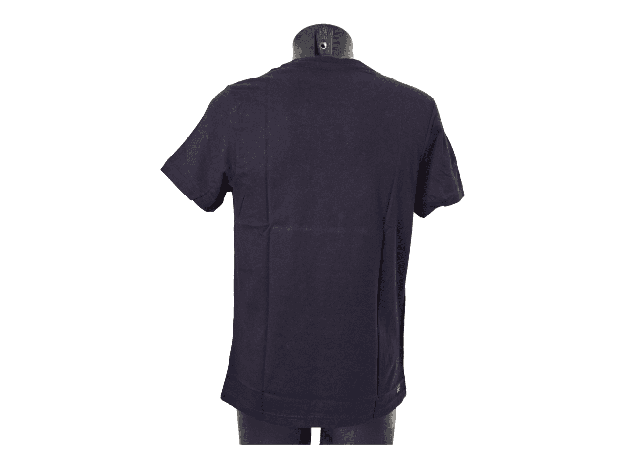 T-Shirt LACOSTE bleu marine gros logo devant taille 5