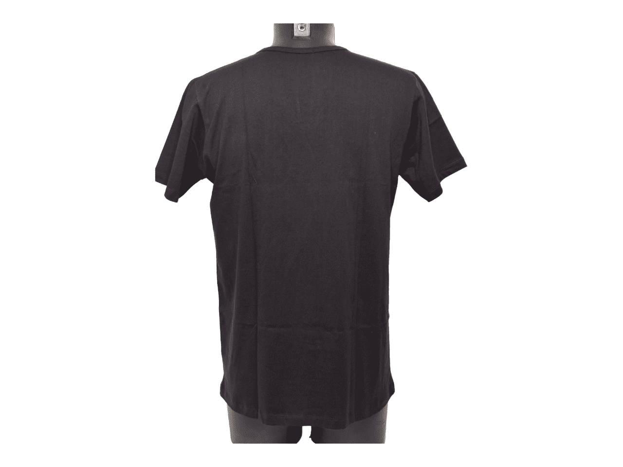 T-Shirt ROCHAS modèle blanc et noir col V 100% coton par lot de 2 taille L