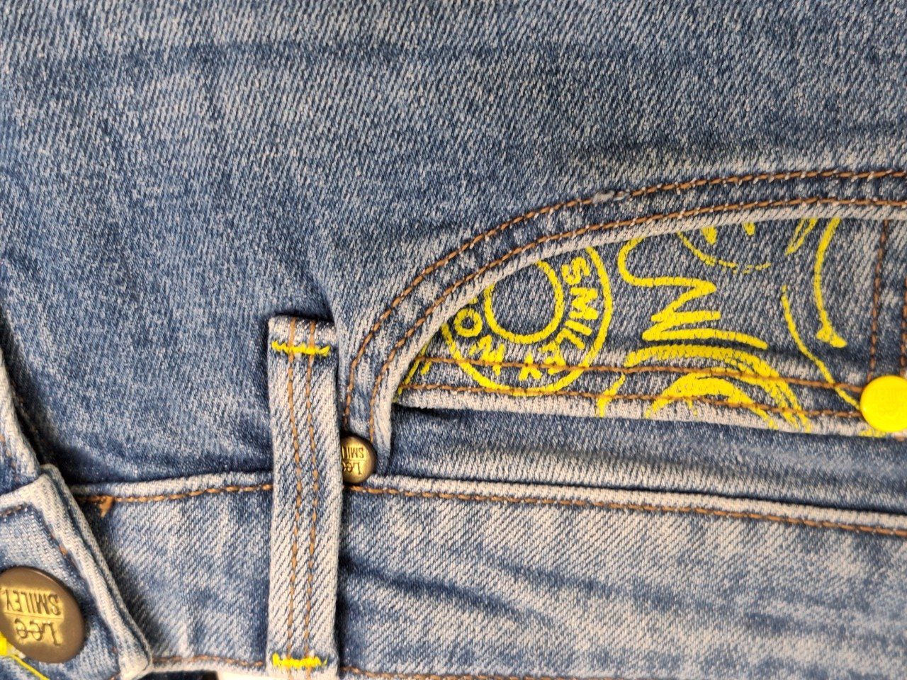 Short LEE COOPER Jeans bleu lodèle SMILEY taille W26