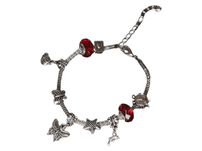 Bracelets Style Pandora Rouge
